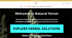 Desktop Screenshot of naturalfervor.com